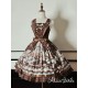 Alice Girl Bear Chocolate Salopette and JSK(1st Pre-Order/Full Payment Without Shipping)